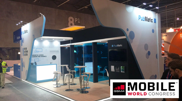 Photo of PubMatic's booth at 