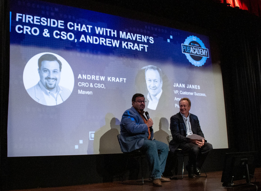 Jaan Janes, VP, Customer Success, Americas, PubMatic speaks with Andrew Kraft, Chief Revenue Officer & Chief Strategy Officer, Maven