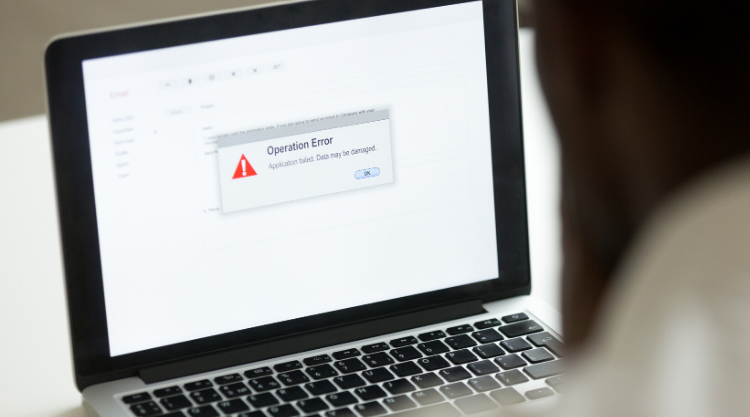 A computer screen with the text 