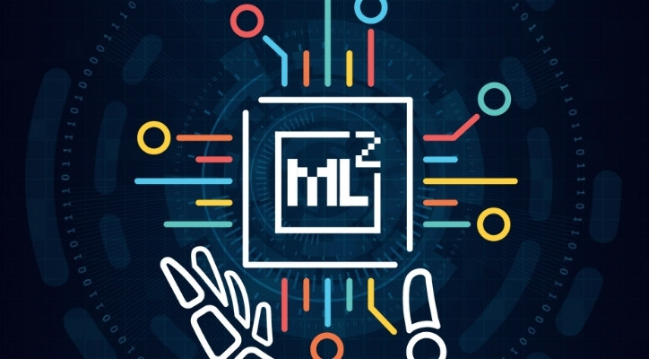 Blue digital graphic with a white outlined hand over it and a white outlined box on top with the text 