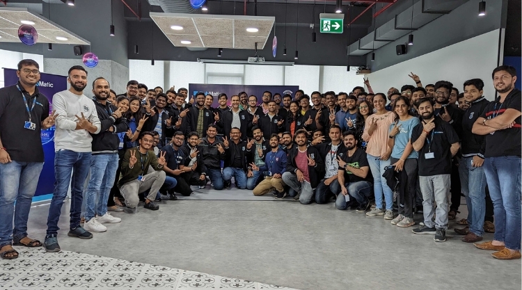 A group shot of the 2023 Hackathon Kickoff